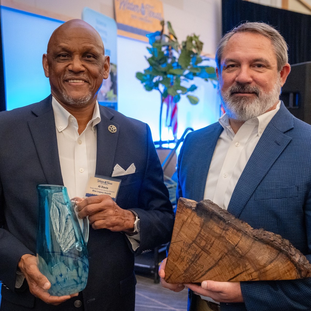 Texas A&amp;M Forest Service and the Texas Forestry Association received the 2024 Blue Legacy Award – Legacy of Commitment at the Water for Texas Conference today.